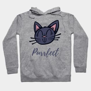 Purrfect happy and cute cat Hoodie